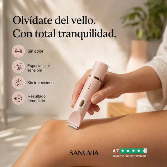 Depiladora 2 en 1 | Olvídate del dolor y la irritación al depilar