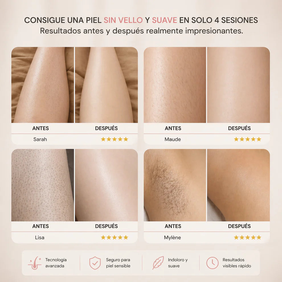 Depiladora 2 en 1 | Olvídate del dolor y la irritación al depilar
