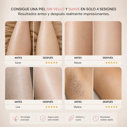 Depiladora 2 en 1 | Olvídate del dolor y la irritación al depilar