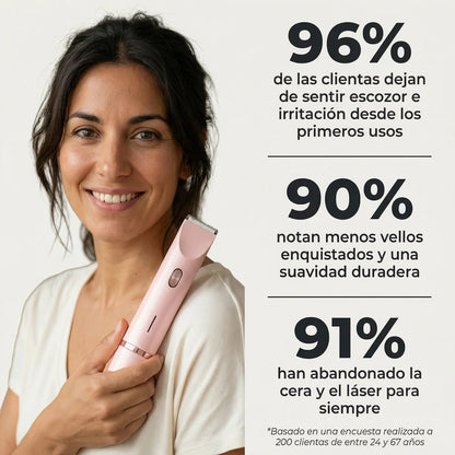 Depiladora 2 en 1 | Olvídate del dolor y la irritación al depilar